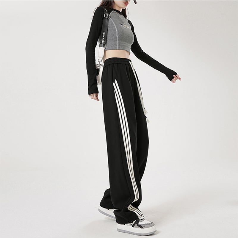 [XIAONIJIA series] ★Casual pants★ 2color bottoms trousers, sports style, slimming, easy to match