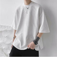 Load image into Gallery viewer, [PLQV Series] ★Short sleeve T-shirt★ 3color tops T-shirt unisex men's gray black white
