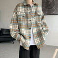 Load image into Gallery viewer, [PPG Series] ★Outer★ 2color Jacket Shirt Outer Unisex Men's Plaid Pattern Rasha
