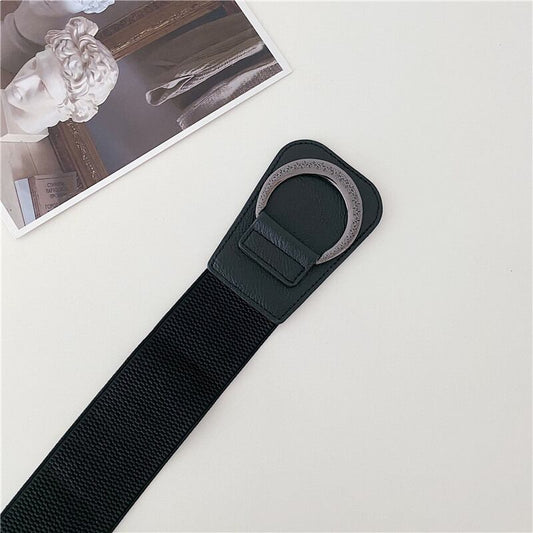 [Yuwei Series] ★Belt★ PU rubber unisex accessory small item black black easy to match fashion