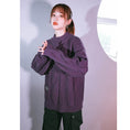 Load image into Gallery viewer, [Ancient monster---Swallow tail butterfly series] ★China style sweater★ Tops Embroidery Butterfly Purple Purple SML Casual
