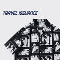 Gallery viewerに画像を読み込む, 【TRAVEL ISSUANCEシリーズ】★レトロ シャツ★ 4color 落書き プリント 男女兼用 メンズ レッド グリーン ホワイト ブラック
