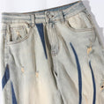 Load image into Gallery viewer, [BIGEMAN Series]★Denim pants★Bottoms, pants, unisex, men's, large size, fashion design
