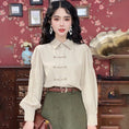 Load image into Gallery viewer, [Misslin Fashion Series]★Setup Order Single Item★ Chinese style shirt or skirt Green White Cute Easy to match
