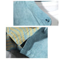 Load image into Gallery viewer, [Blue Qiu Fish Series]★China style shirt★ Large size tops, men's, unisex, summer, old-fashioned, improved Tang suit, blue, blue
