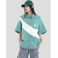 Load image into Gallery viewer, [Istudios Series]★Shirt★ 2color Tops Color Scheme Fashion Unisex Men's Short Sleeve Tops
