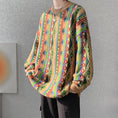 Load image into Gallery viewer, [ZHUIYI Series] ★Sweater★ 2color Knit Tops Unisex Men's Large Size Ethnic
