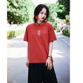 Gallery viewerに画像を読み込む, 【古怪舍---言.色シリーズ】★チャイナ風トップス★ 5color Tシャツ ゆったり コットン 合わせやすい
