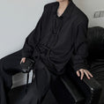 Load image into Gallery viewer, [YOUSHIQI Series]★China Style Shirt★ Tops Unisex Men's China Button Black
