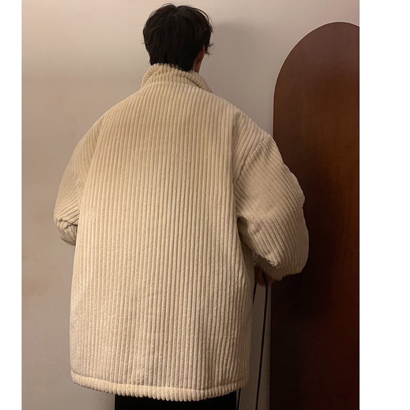 [KADISHOU series] ★Cotton coat★ 3color outer winter coat unisex men's large size corduroy