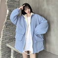 Load image into Gallery viewer, [Style Series] ★Outerwear★ Jacket, Unisex, Men's, Can be worn on both sides, Blue, Blue, Beige, Loose
