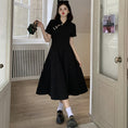 Load image into Gallery viewer, [TAOSHANG series] ★China style dress★ Large size black black date commuting slimming everyday wear
