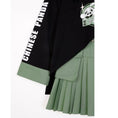 Load image into Gallery viewer, [Dust Smoke Cloud Dream---Dynamic Danko Series] ★Skirt★ Bottoms Pleated Skirt Green Green Panda S M L XL Cute Easy to match
