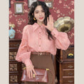 Load image into Gallery viewer, [Misslin Fashion Series]★Setup Single Order★ Shirt or Skirt Pink Coffee Color Retro Date
