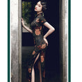 Load image into Gallery viewer, [LETANG series]★China dress★ 2color dress long length wedding party date black red
