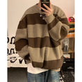 Load image into Gallery viewer, [PPG Series]★Sweater★ 2color knit tops, horizontal stripes, striped pattern, unisex, men's, casual, easy to match
