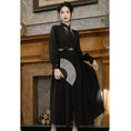 Load image into Gallery viewer, [Treasure Island Series]★Chinese style dress★ Long length Hanfu dress Chinese style Black Black
