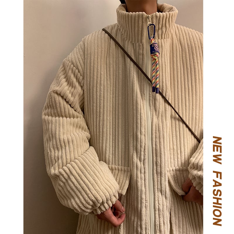 [KADISHOU series] ★Cotton coat★ 3color outer winter coat unisex men's large size corduroy