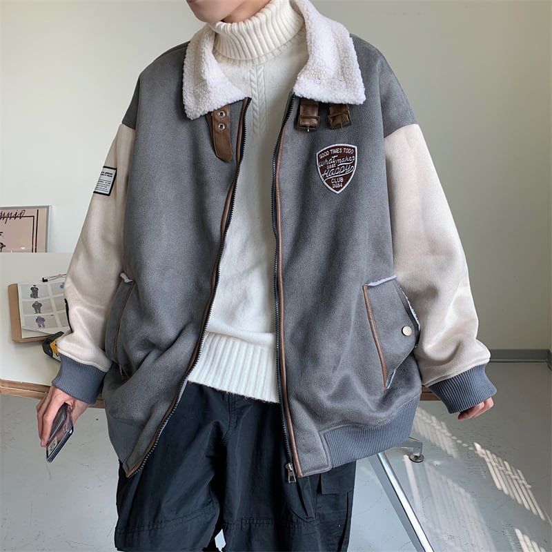 [Sakuga Series] ★Winter Coat★ 3color Cotton Coat Stadium Jacket Outerwear Unisex Men's Cool