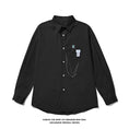 Load image into Gallery viewer, [BIGEMAN Series]★Shirt with chain★ Tops 2color Unisex Men's Large Size Long Sleeve Shirt
