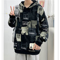 Load image into Gallery viewer, [BUXIJIAO Series] ★China style hoodie★ 3color tops, unisex, men's, letter pattern, kanji pattern, black, white, green
