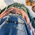 Load image into Gallery viewer, [CHAOMEICHEN Series]★Jacket★ Embroidery 3color Outerwear Unisex Men's Denim Jacket Jeans
