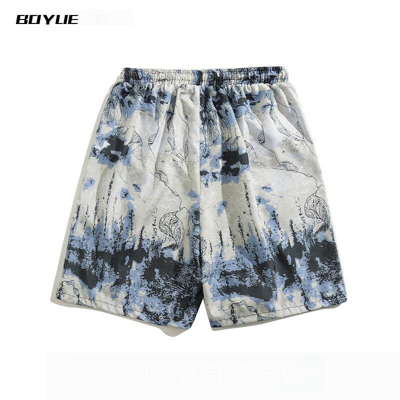 [CHAOMEICHEN Series] ★Shorts★ Bottoms Short Length Pants Unisex Men's Casual Tie-dye