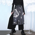 Load image into Gallery viewer, [Ancient monsters---Kabunji series] ★China style trousers★ Print gaucho pants Black Black SML XL
