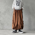 Load image into Gallery viewer, [Miyakoya Series]★Casual Pants★ 3color Brown or Green or Black Pants Bottoms Wide Pants Gaucho Pants
