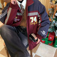 Load image into Gallery viewer, [C2 Studios Series] ★Winter Coat★ 2color Outer Stadium Jacket Unisex Men's Blue Wine Red
