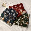 Load image into Gallery viewer, [PPG Series]★Sweater★ 3color Christmas New Year Red Green Blue Deer Pattern Autumn/Winter Wear Men's Couple Clothes Unisex
