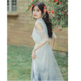 Load image into Gallery viewer, [Az Suna Series] ★Chinese style dress★ Hanfu dress, off-the-shoulder SML XL, Chinese clothes, date, girls' night out
